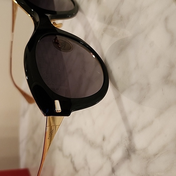 Omega Black & Gold Sunglasses - Picture 9 of 9